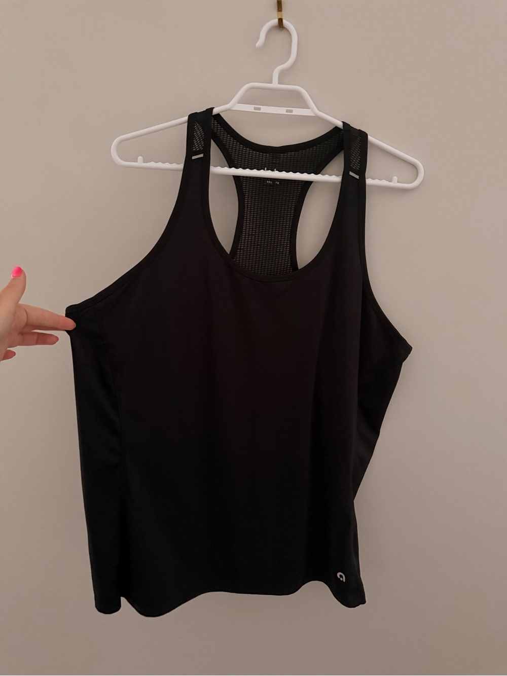 Black Racerback Performance Tank Top
